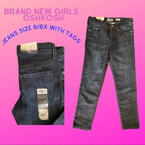 Girls OshKosh Blue Jeans size 6/6x New with tags